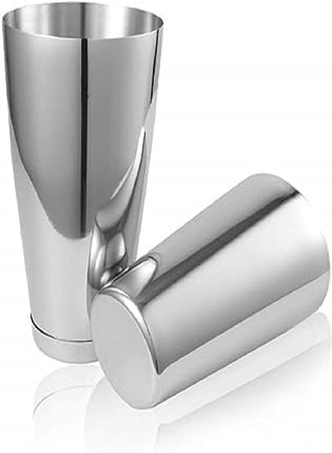 FINALITY خلاط كوكتيل بوسطن من الفولاذ المقاوم للصدأ من فيناليتي، قطعتان، سعة 540 مل و840 مل، مثالي لتحضير الكوكتيلات والمشروبات. - Image 3